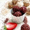 Powerpralinen mit Erdbeeren, Kokos und[...]