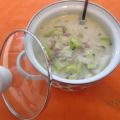 Käse-Porree-Suppe
