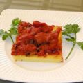 Einfache Polenta mit Tomatensoße