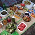 Rohkost-Potluck am Wochenende