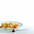 Scharfe Tagliatelle mit Käse-Sahne-Sauce