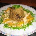 Pilzrisotto mit fruchtigen Putenstreifen im[...]