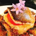 Wolfsbarschfilet, Pfifferlinge, Kartoffelstampf[...]
