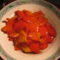 Gebratene Paprika mit Sichuanpfeffer aus dem Wok