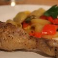 Hähnchenschenkel mit Gemüse