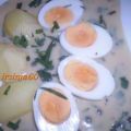 Eier: in Estragon - Senf - Sahne -Soße