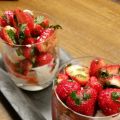 Marinierte Erdbeeren mit Mascarponecreme