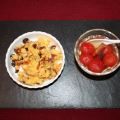 Polenta-Schmarrn mit Kirschtomatenkompott