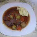 Knoblauchlende mit Rosenkohl