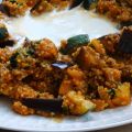 Couscous mit Auberginen-Zucchini-Ajvar