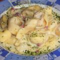 Tortellini's in Frischkäse-Joghurt-Soße