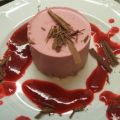 Dessert: Himbeer-Pannacotta