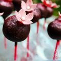 Schokoladige Marmorkuchen Cake Pops