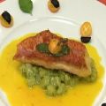 Rotbarbenfilet mit Kartoffel-Salat und[...]