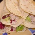 Wraps mit Thunfisch und Salat