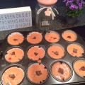 Kirsch-Schoko Muffins mit flüssigem Kern