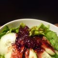 Brombeerdressing für grünen Salat