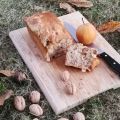 Herbstliches Brot mit Nashibirne und Walnüssen