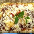 Lasagne mit Schafskäse und Lammhackfleisch