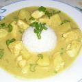 Hühnercurry in Kokosmilch und Ananas