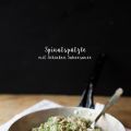 Spinatspätzle mit Schinken Sahnesauce ♥