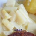 Beilage: Spargelragout mit Sahnesauce