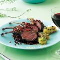 Lammkarree mit Kräuter-Kartoffeln und[...]