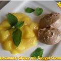 ~ Dessert ~ Nektarinen Grütze mit Nougat-Creme