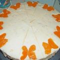 Käse - Sahne - Torte mit Mandarinen