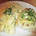 Victoria Barsch mit Zwiebelringen aus dem Ofen