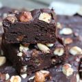Rezept für dunkle Brownies mit Bohnen - ohne[...]