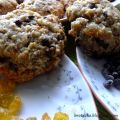Vollkorn-Haferflocken Cookies mit hellen Rosinen
