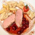 Kalbsrücken im Ganzen gebraten