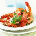 Garnelen mit Knoblauchtomaten