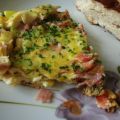 Zucchini-Schinken Rührei