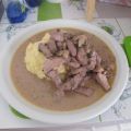 Putengeschnetzeltes mit Champignons und Rotwein[...]