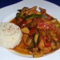 Hähnchen-Pfanne mit Basmatireis
