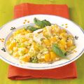 Risotto mit Kürbis und Basilikum