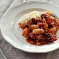 mexikanischer Gnocchi-Hackfleisch-Auflauf