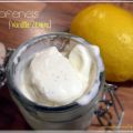 Frühlingsgefühle: Vanille-Zitrone-Topfeneis