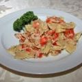 Farfale mit geräuchertem Lachs