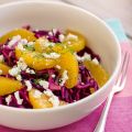 Rotkohlsalat mit Feta