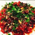 Japanisches Thunfisch Tartar/ Maguro no Tarutaru