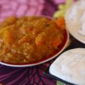 Arabisches Linsencurry mit Reis und Minzjoghurt