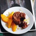 Lauwarme Schokotörtchen mit Ingwer-Orange