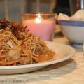 Gebratene Nudeln aus dem Wok