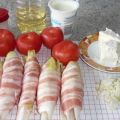 Auflauf: Chicorèe mit Tomaten und Feta