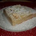 Streuselkuchen mit Äpfeln und Kokos