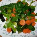 Karotten-Lauchgemüse mit Ingwer