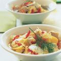 Fischsuppe mit Sauerkraut